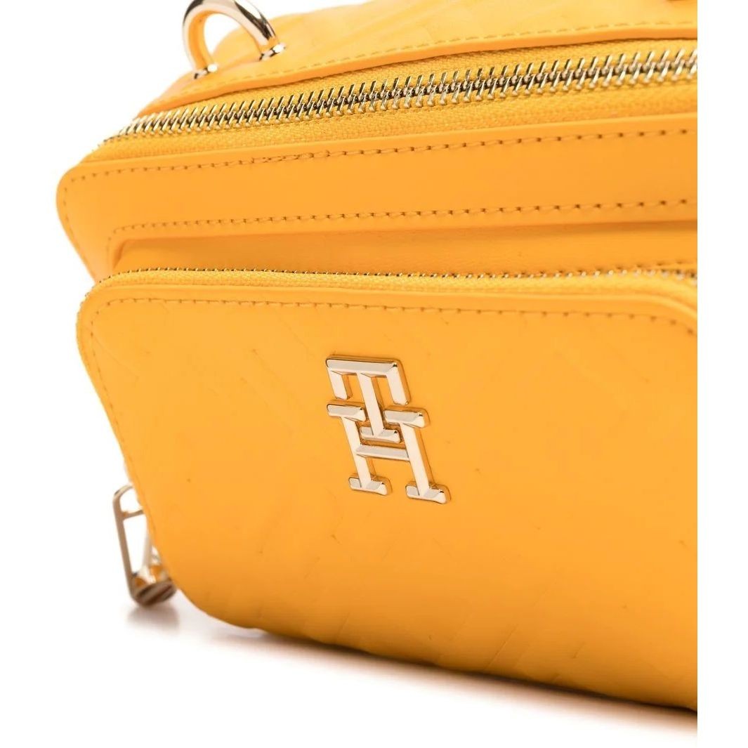 TOMMY HILFIGER Rankinė per petį moterims, Geltona, ICONIC CAMERA BAG MONO 3