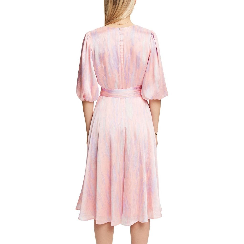ESPRIT Midi suknelė moterims, Rožinė, F*pufslv wrp Midi dress 3