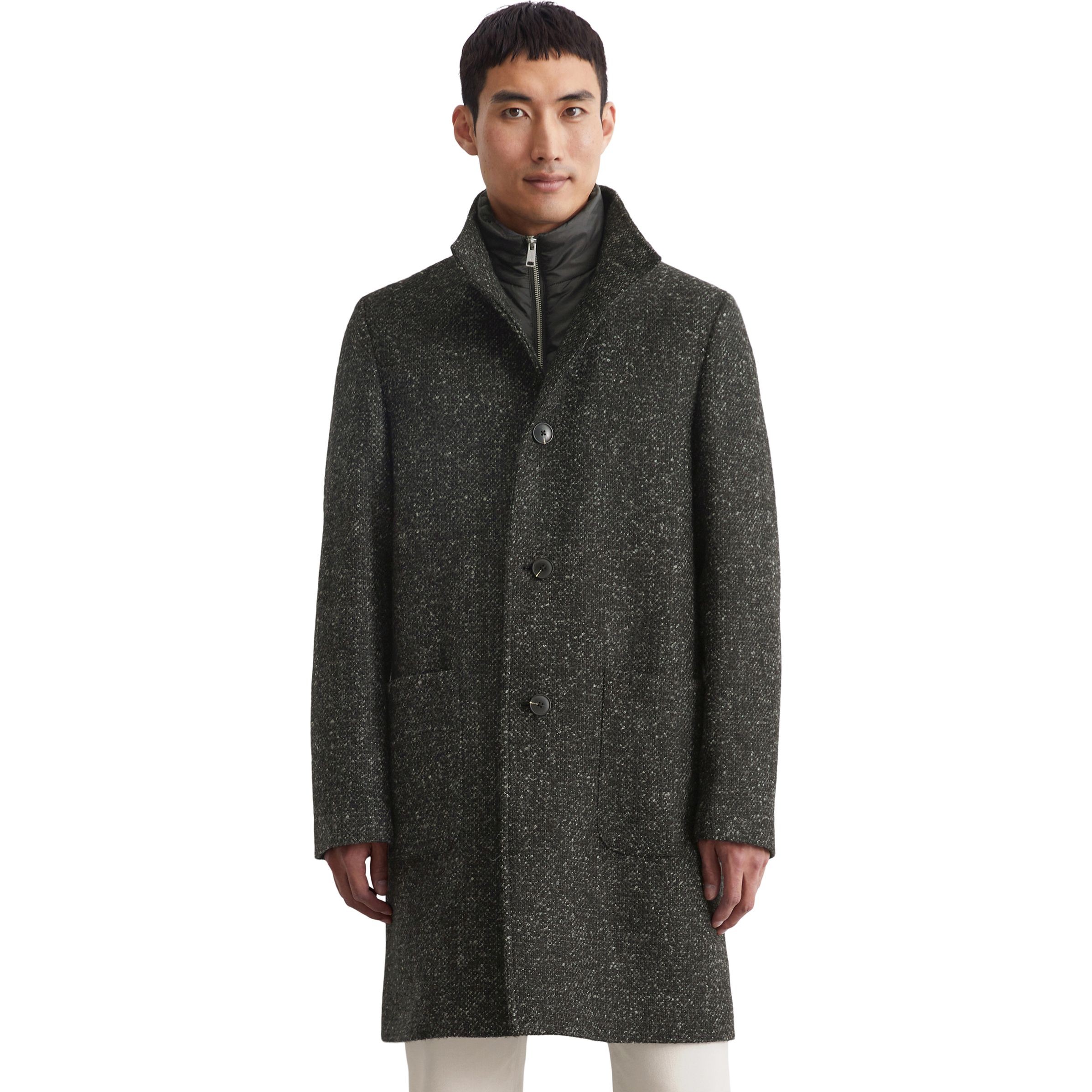 MARC O'POLO Paltas vyrams, Pilka, Coats 429025571026 2