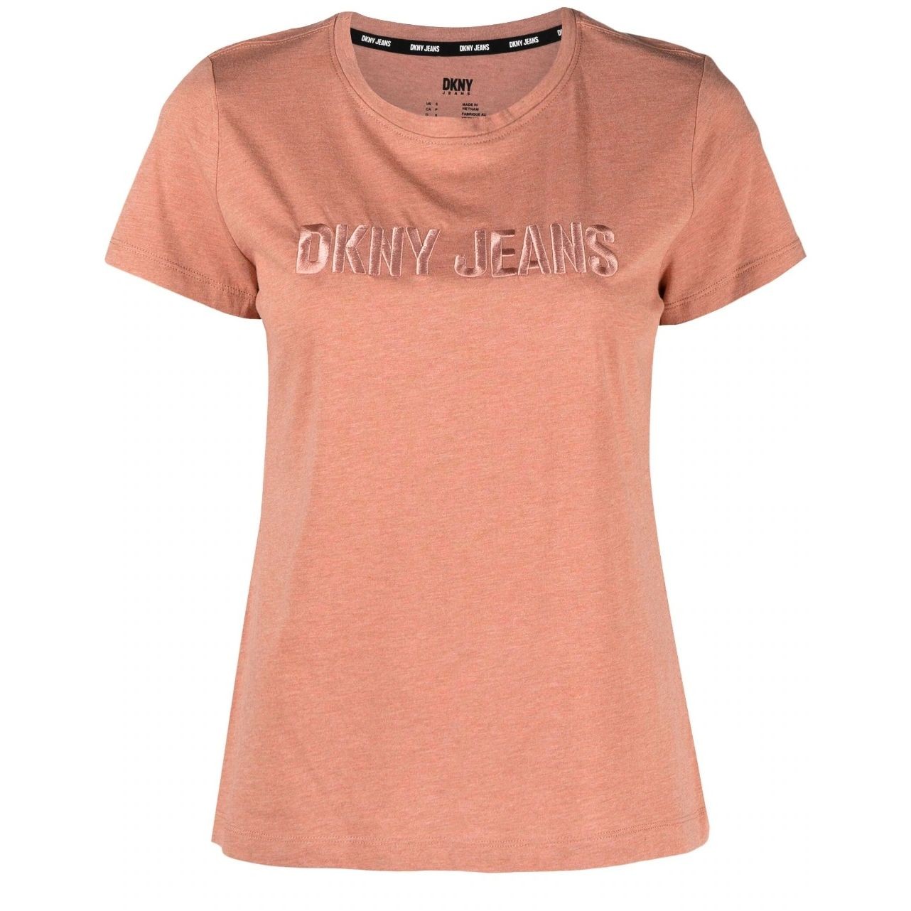 DKNY Marškinėliai trump. rankovėmis moterims, Kūno, Dtm emb logo tee 1