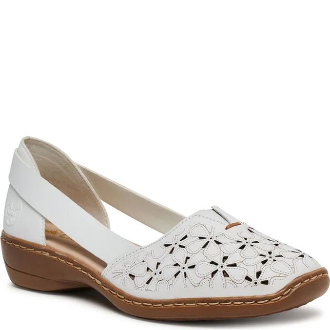 RIEKER Loaferiai moterims, Balta, Loafers 1