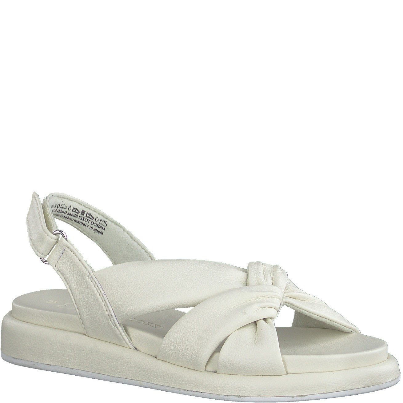 MARCO TOZZI Basutės moterims, Smėlio, SANDALS 1