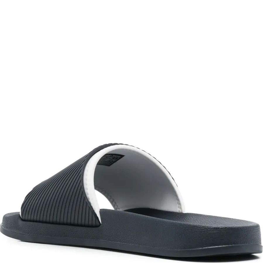 CALVIN KLEIN JEANS Guminės šlepetės vyrams, Mėlyna, Slide rubber neopren 3