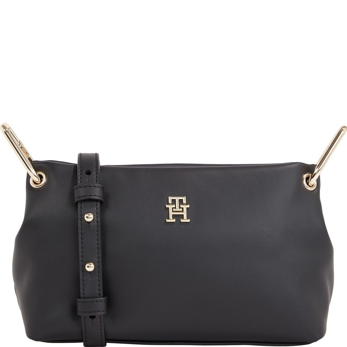 TOMMY HILFIGER Rankinė per petį moterims, Juoda, Soft crossover 1