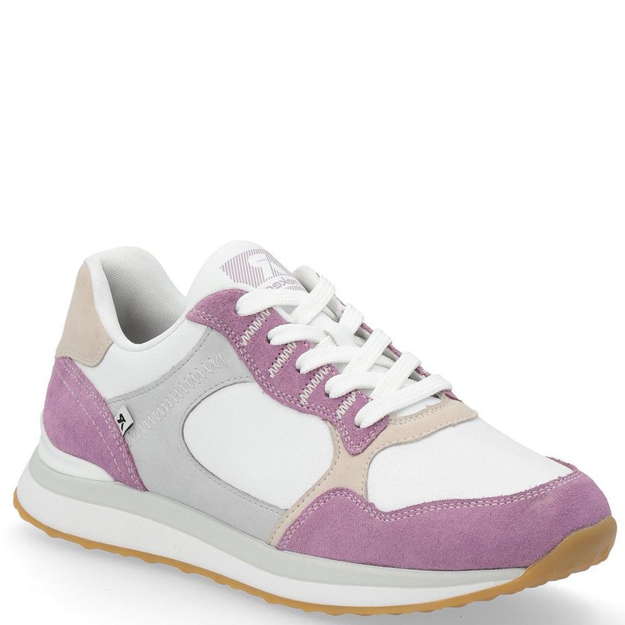 RIEKER Laisvalaikio bateliai moterims, Balta, LEISURE 1