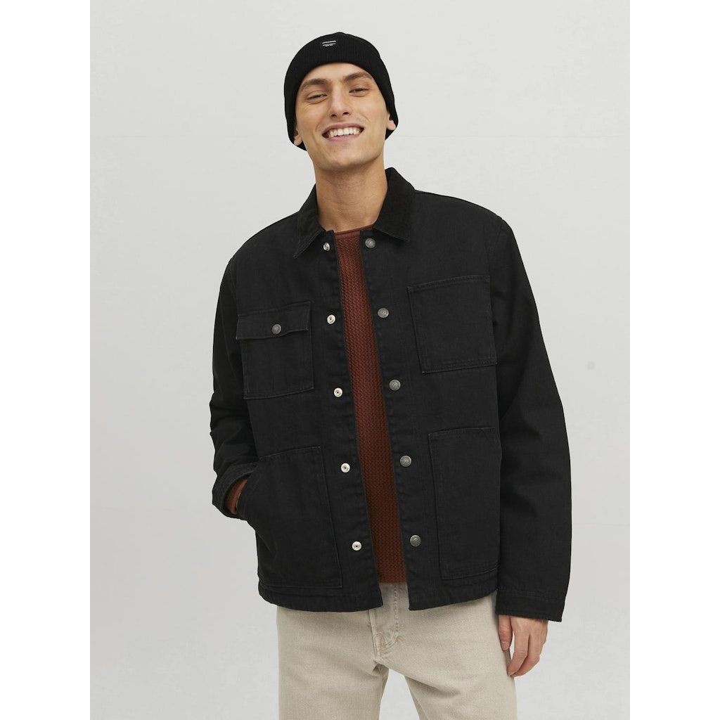 JACK & JONES Skrybėlė vyrams, Juoda, JACDNA BEANIE NOOS 2