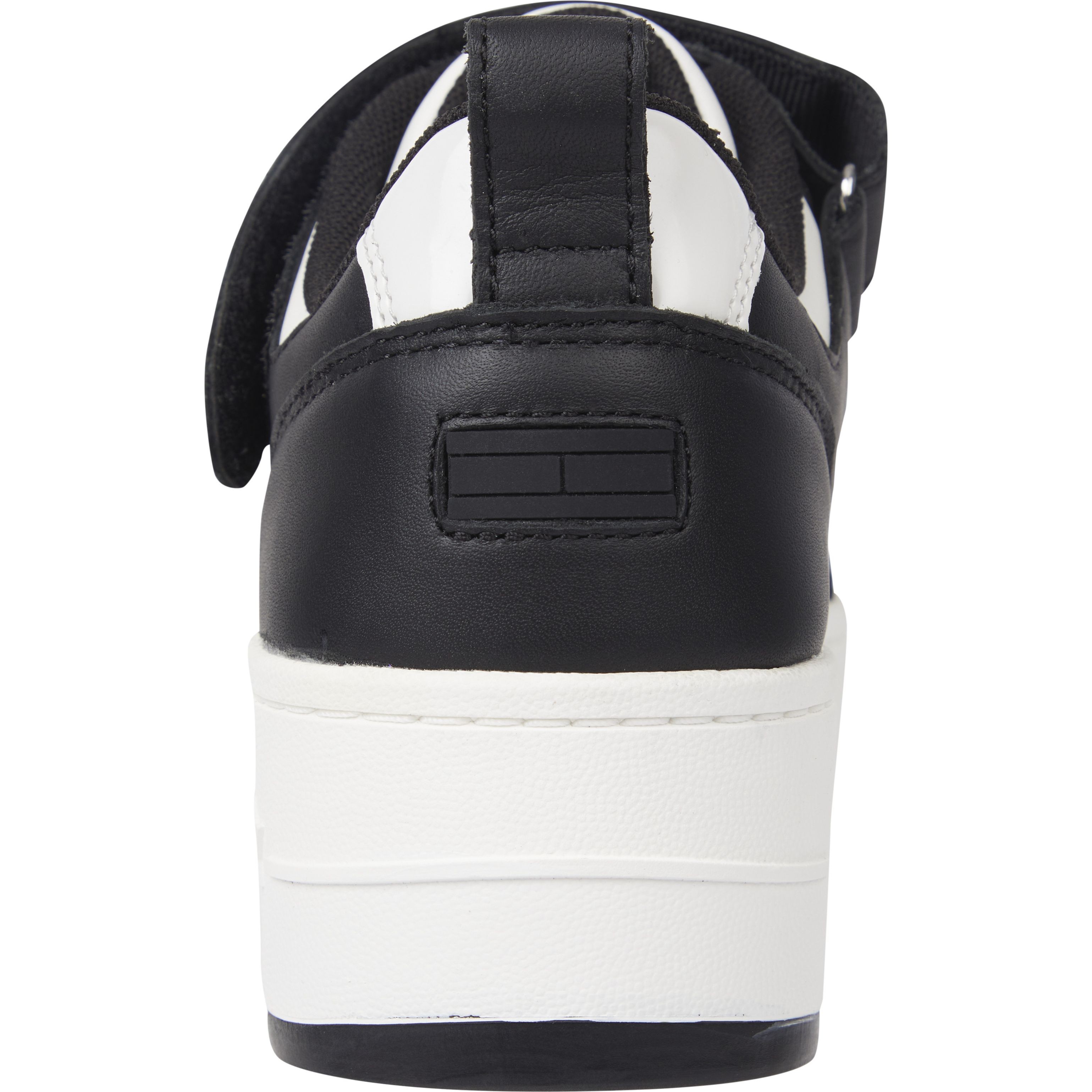 TOMMY JEANS Sportiniai bateliai moterims, Juoda, Velcro flatform sport shoe 6