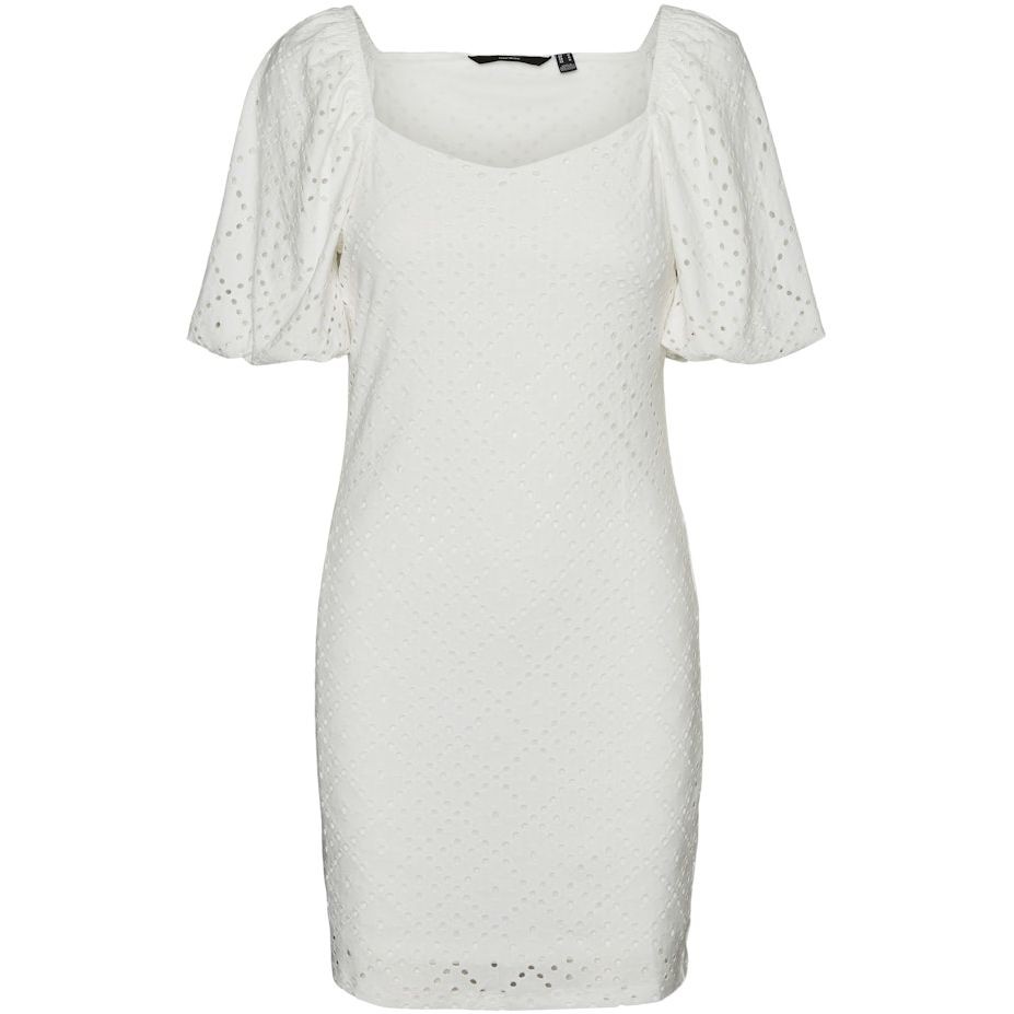 VERO MODA Mini suknelė moterims, Balta, VMTASSA 2/4 MINI DRES 1