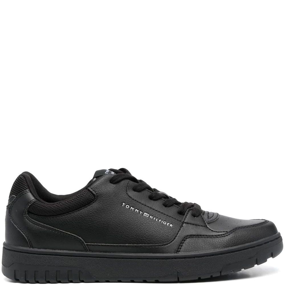 TOMMY HILFIGER Sportiniai bateliai vyrams, Juoda, Basket core sport shoe 1