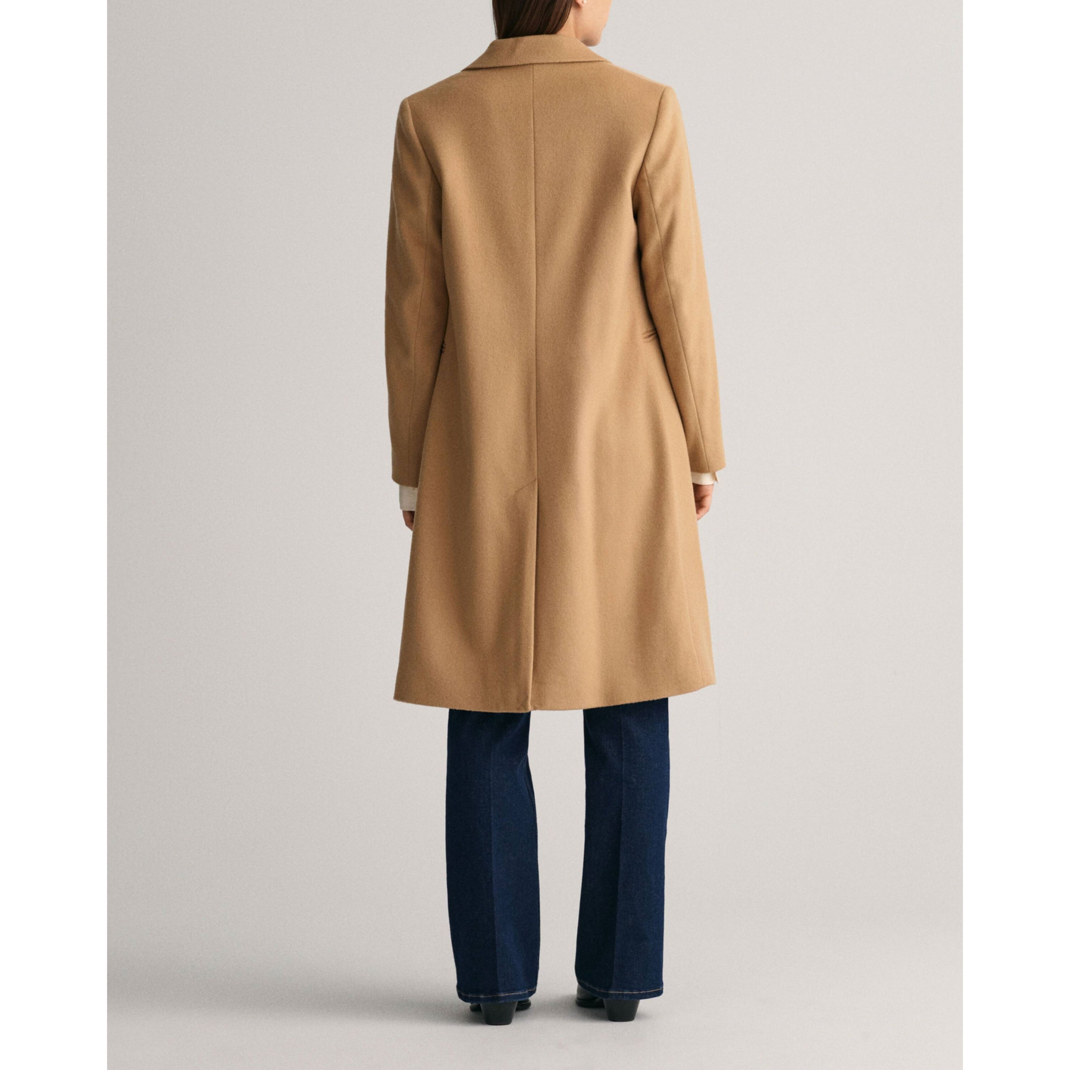 GANT Striukė moterims, Žalia, WOOL BLEND TAILORED 3