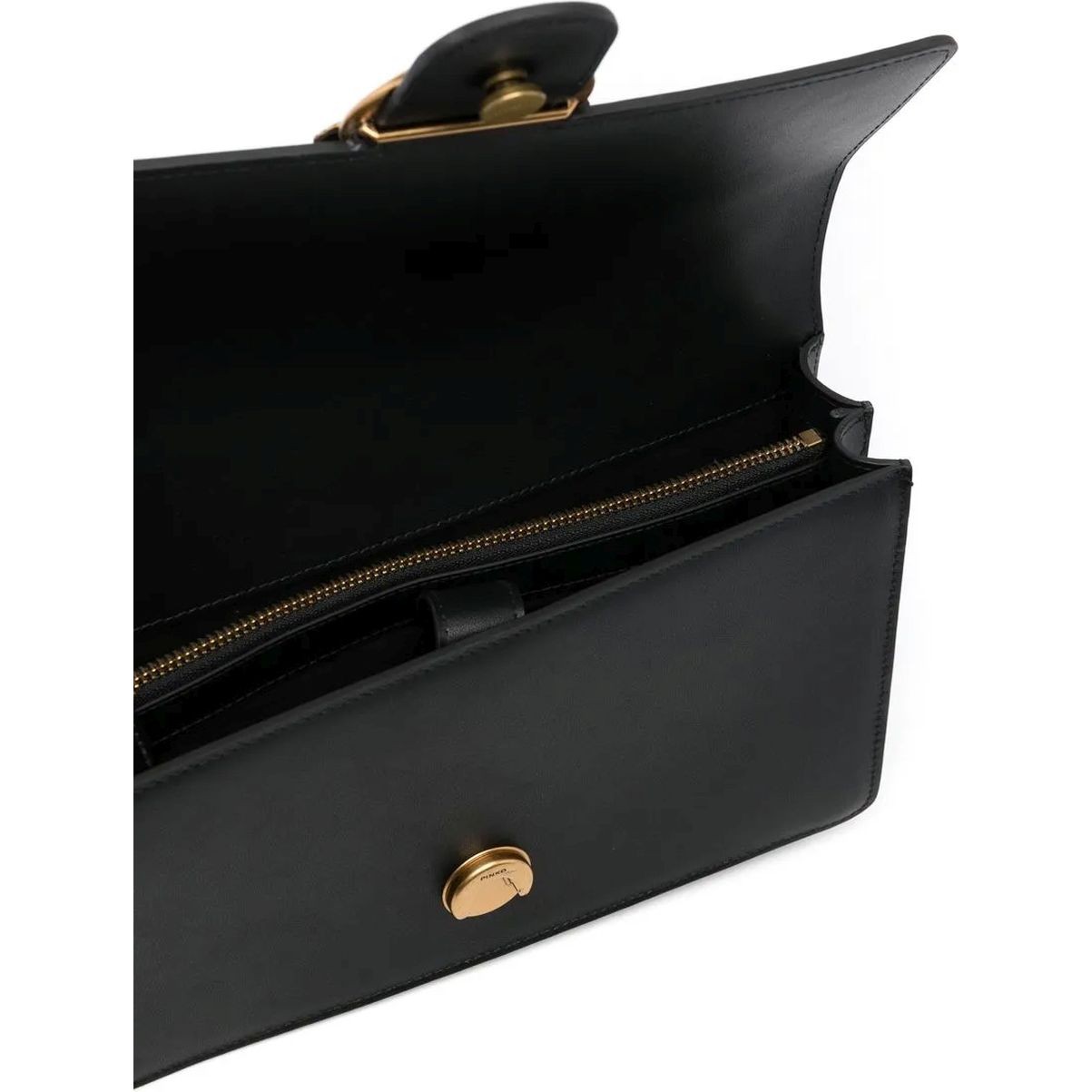 PINKO Rankinė per petį moterims, Juoda, Love one classic crossbody bag 4