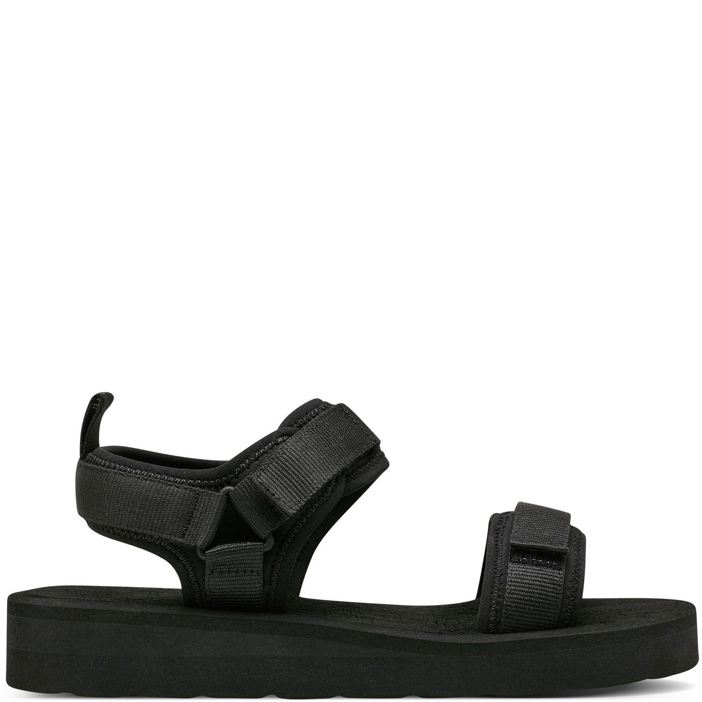 TAMARIS Basutės moterims, Juoda, SANDALS 2