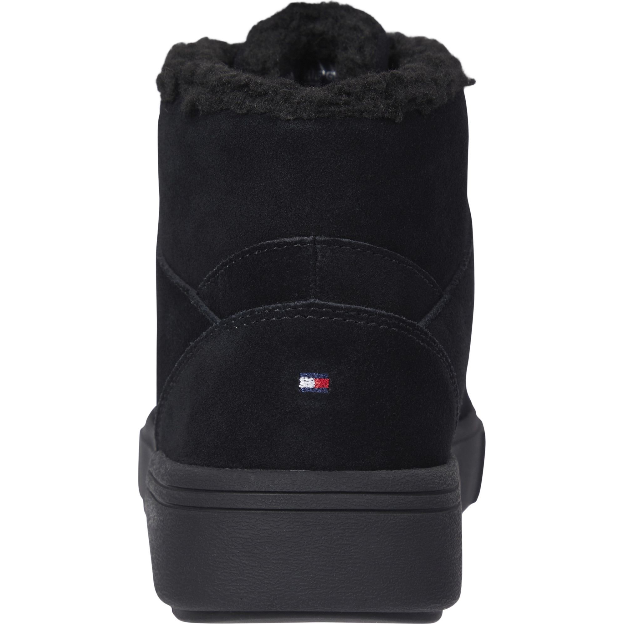 TOMMY HILFIGER Pašiltinti aulinukai moterims, Juoda, Vulc winter sneaker 4