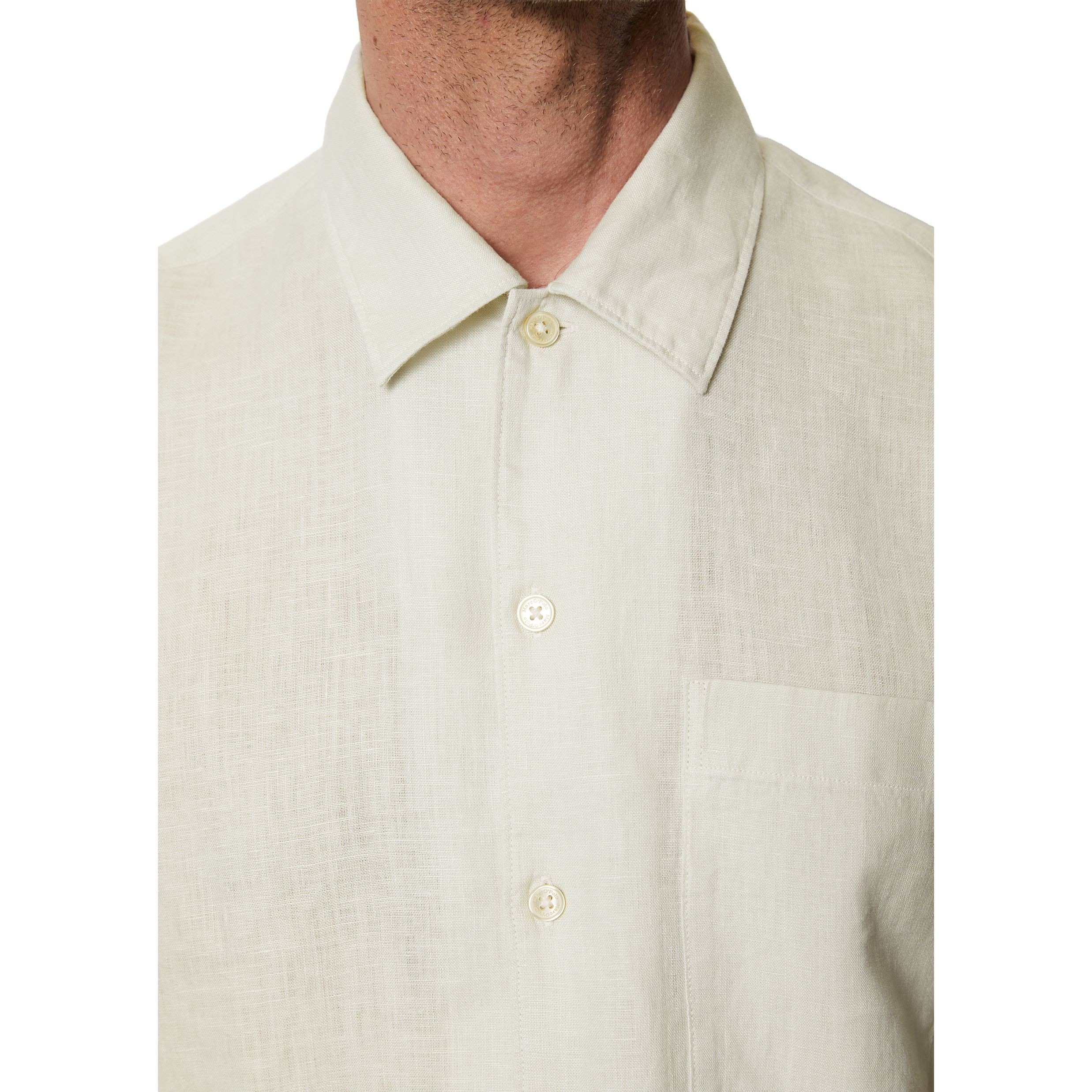 MARC O'POLO Marškiniai trump. rankovėmis vyrams, Smėlio 3