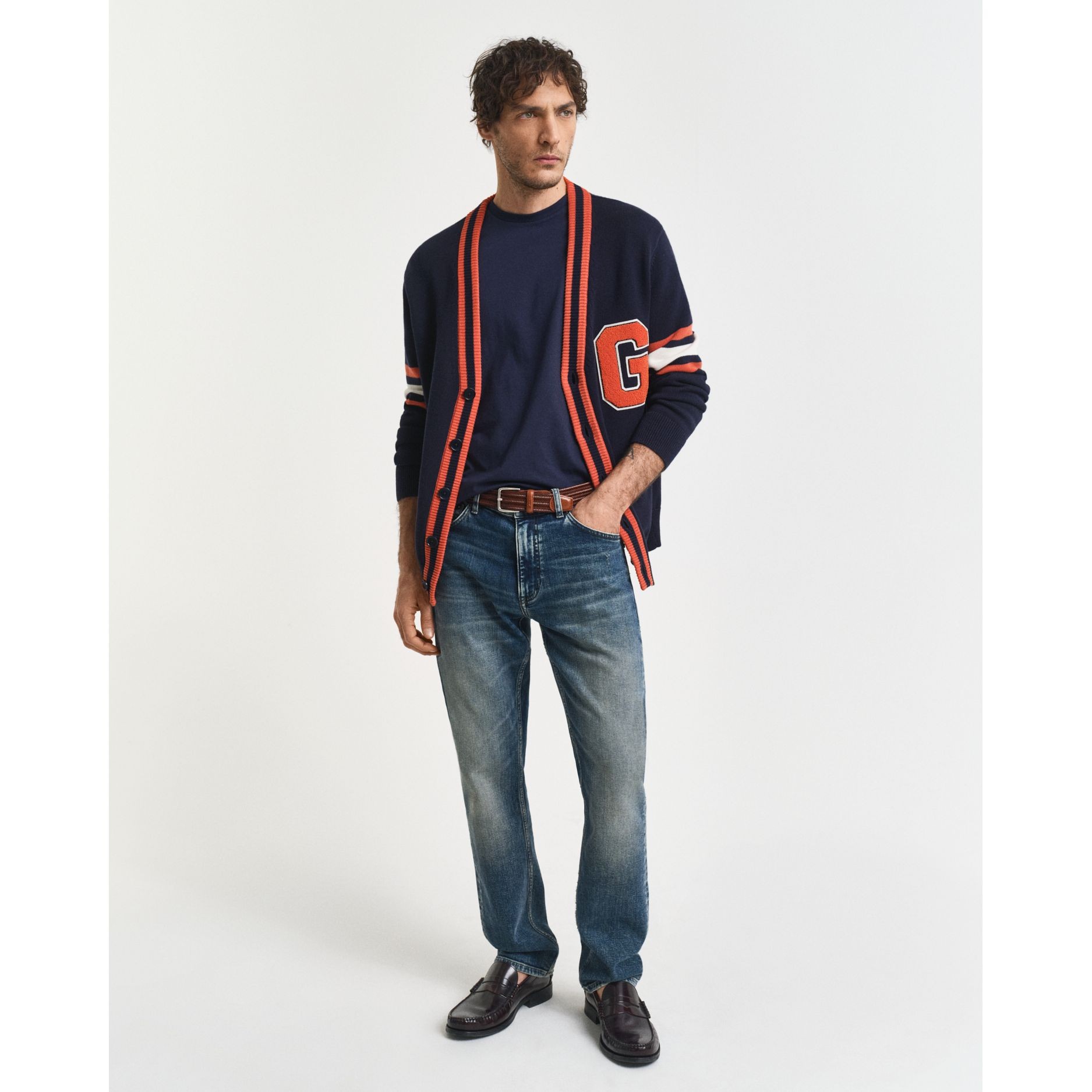 GANT Marškinėliai vyrams, Mėlyna 5