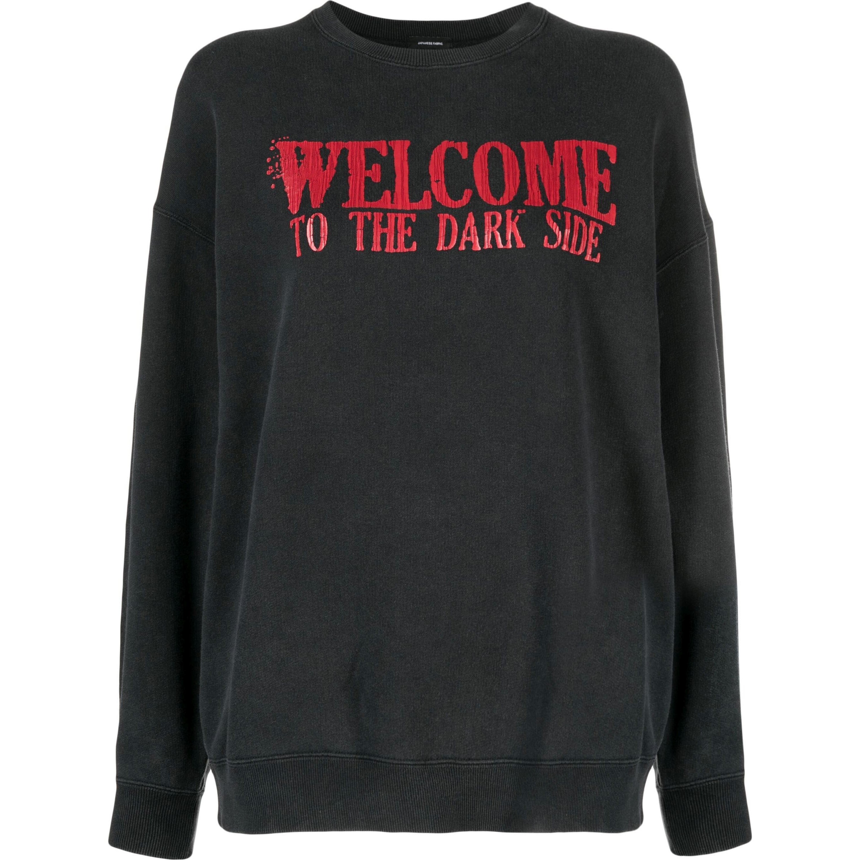 R13 Sportinis nertinis moterims, Juoda, Welcome to dark side sweater
