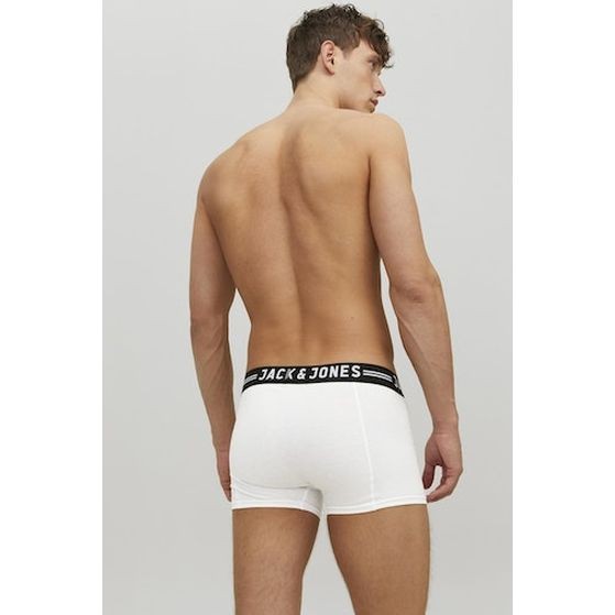 JACK & JONES Ilginti apatiniai vyrams, Pilka, SENSE TRUNKS 3-PACK NOOS 4