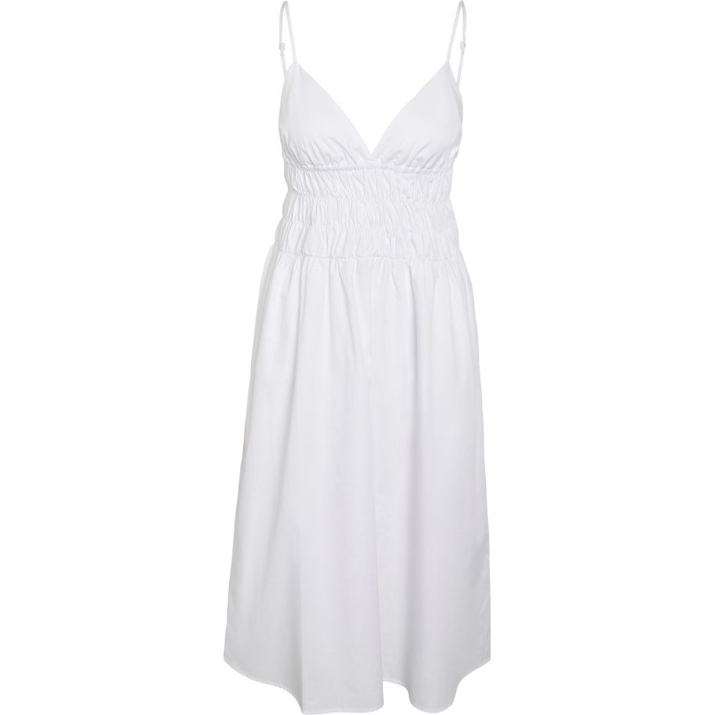 NOISY MAY Midi suknelė moterims, Balta, Nmingrid midi dress 1