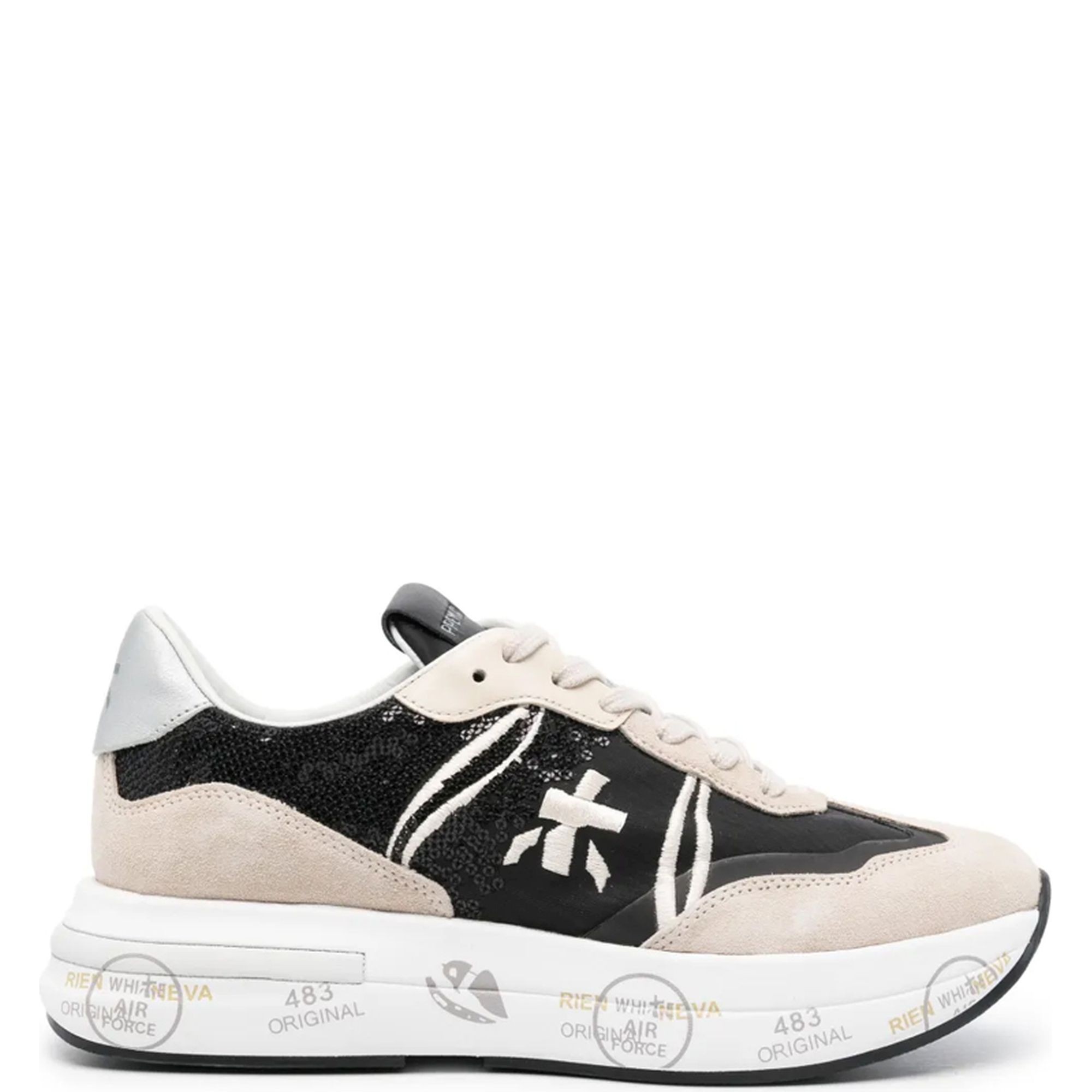 PREMIATA Laisvalaikio bateliai moterims, Juoda, sneakers 2