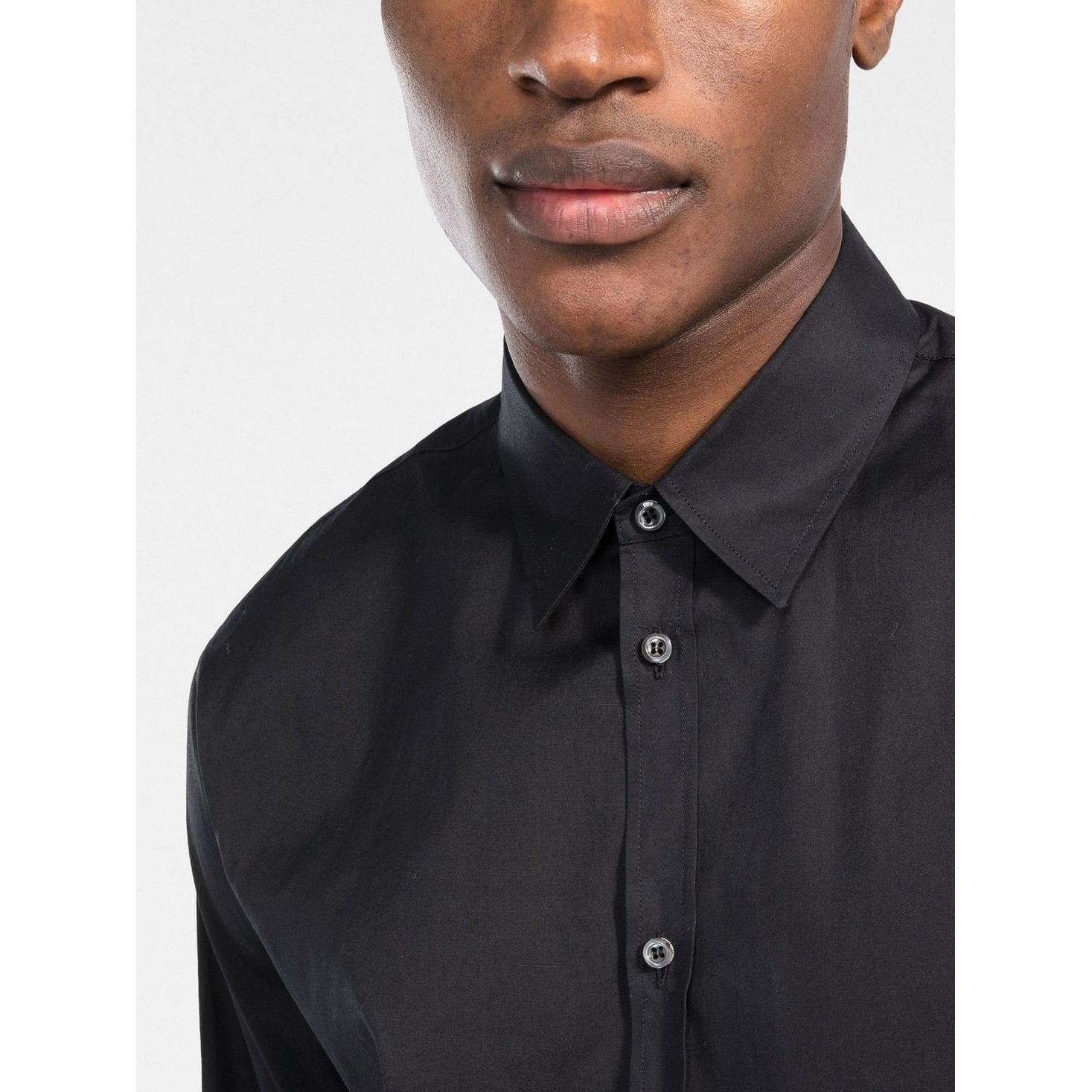 DSQUARED2 Marškiniai ilgomis rankovėmis vyrams, Juoda, Shirt 4