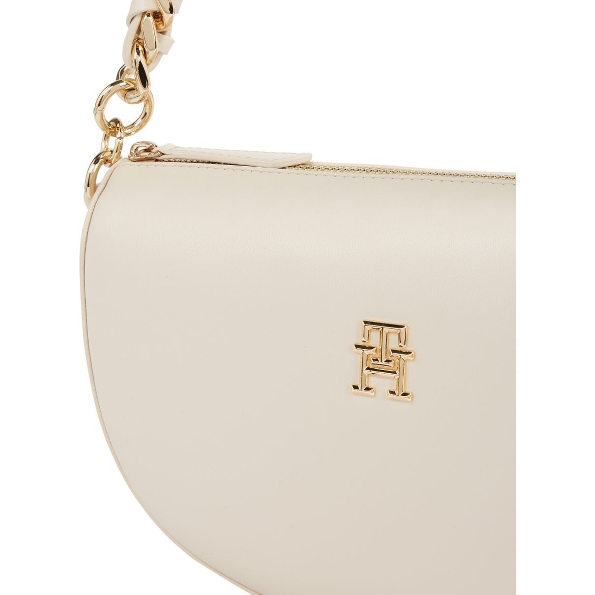 TOMMY HILFIGER Rankinė per petį moterims, Smėlio, Feminine half moon crossover 3