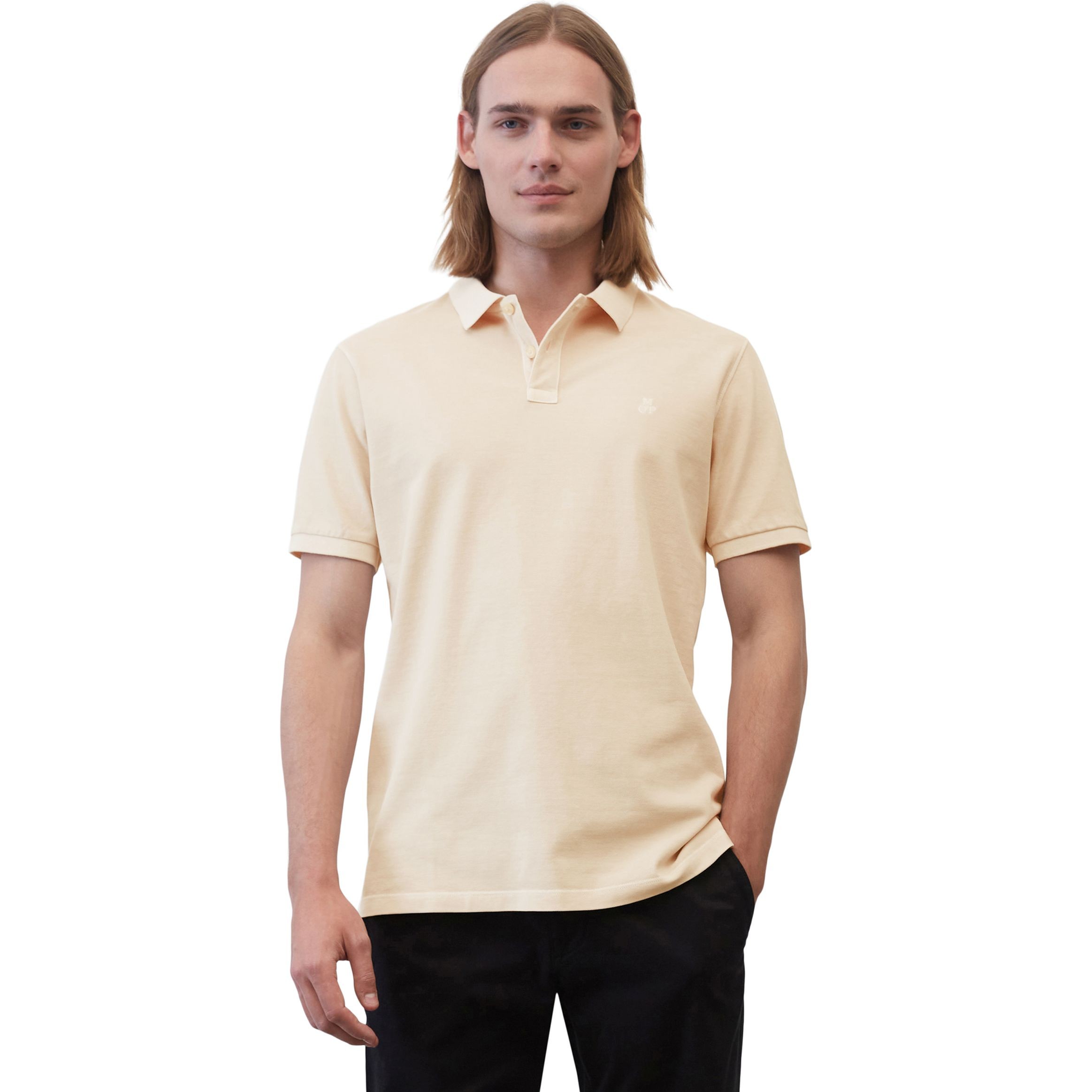 MARC O'POLO Polo marškiniai trumpos rank. vyrams, Pilka 2