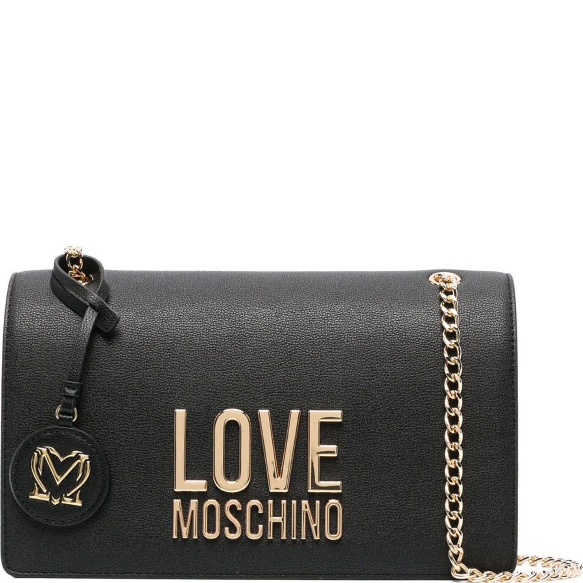 LOVE MOSCHINO Rankinė per petį moterims, Juoda, Crossbody 1
