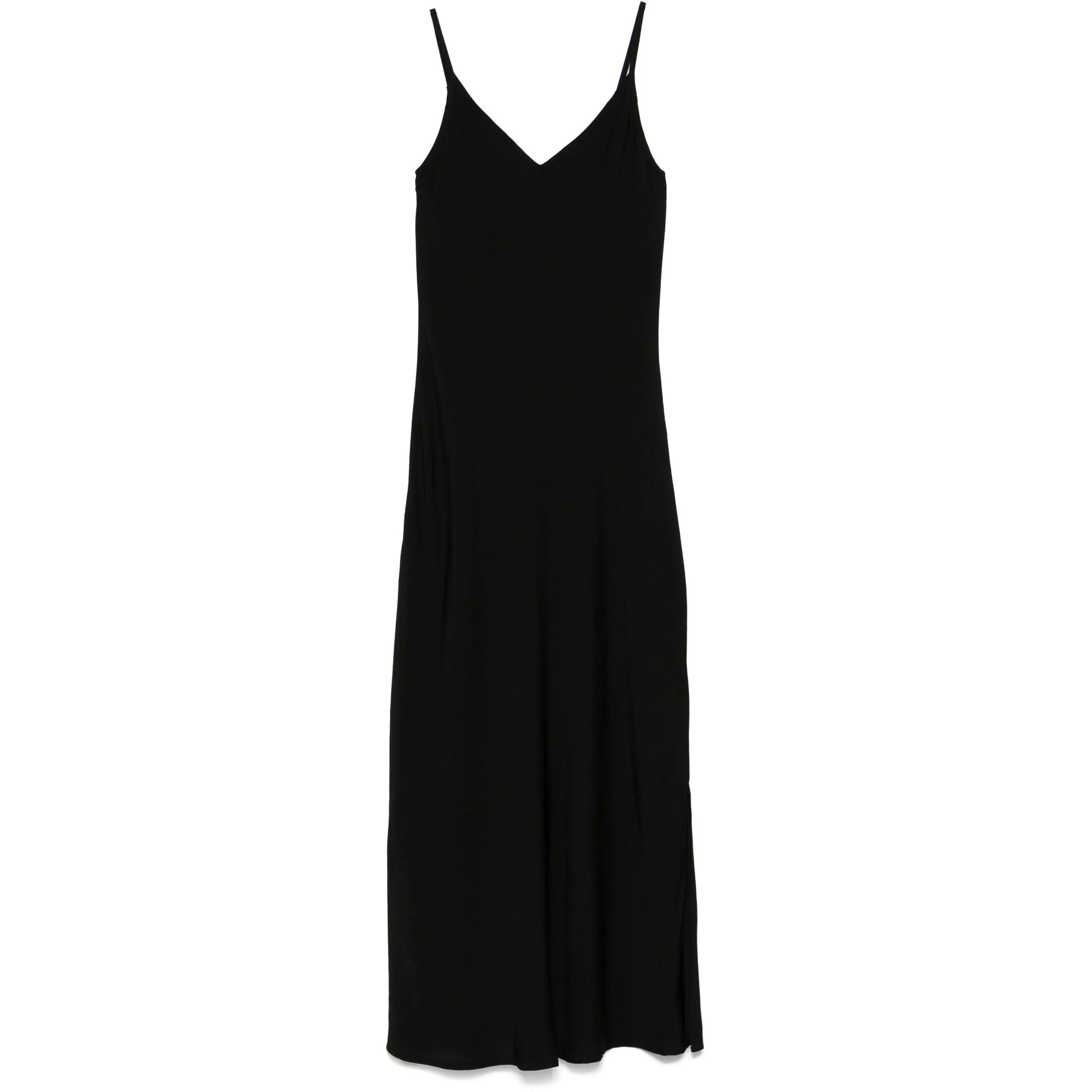 DKNY Midi suknelė moterims, Juoda, Washer satin bias sl 1