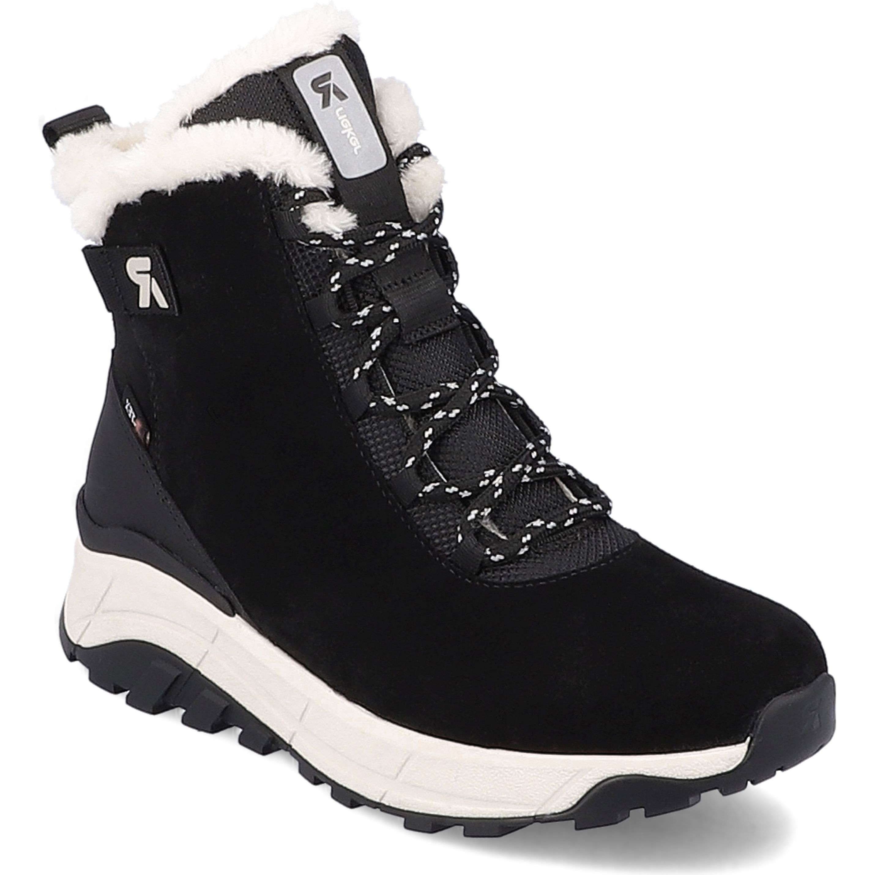 RIEKER Aulinukai moterims, Juoda, BOOTIES 1