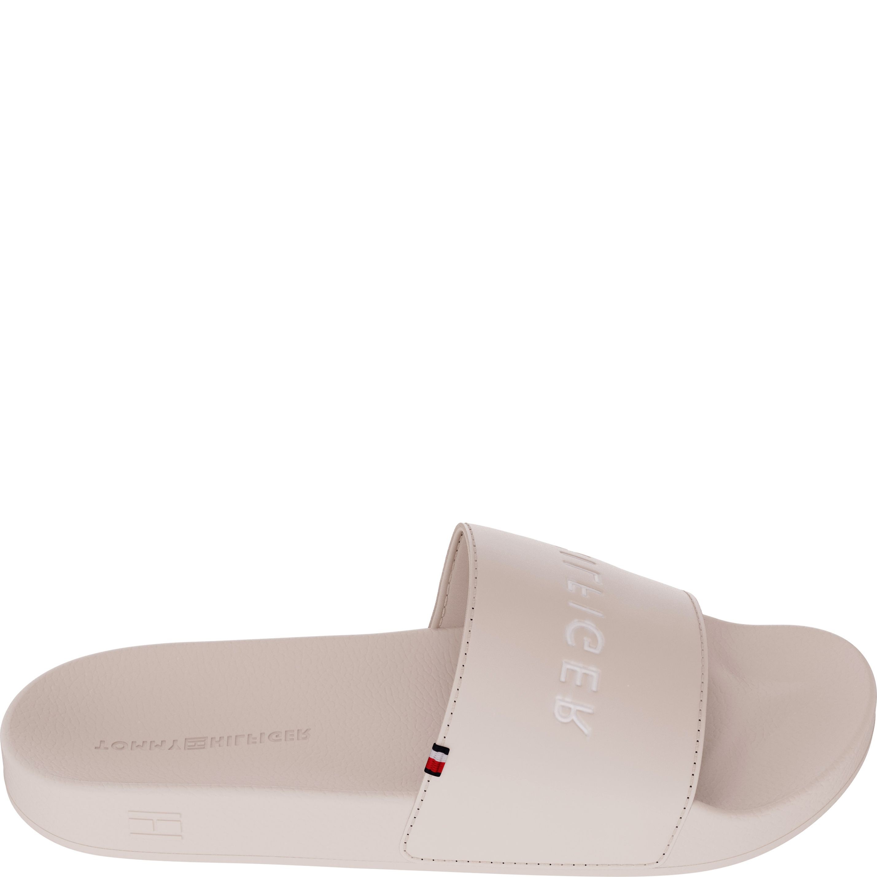 TOMMY HILFIGER Šlepetės moterims, Smėlio, Feminine seasonal slide 2
