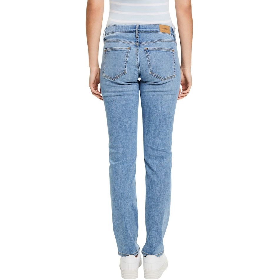 ESPRIT Slim džinsai moterims, Mėlyna, rcs m slim 3