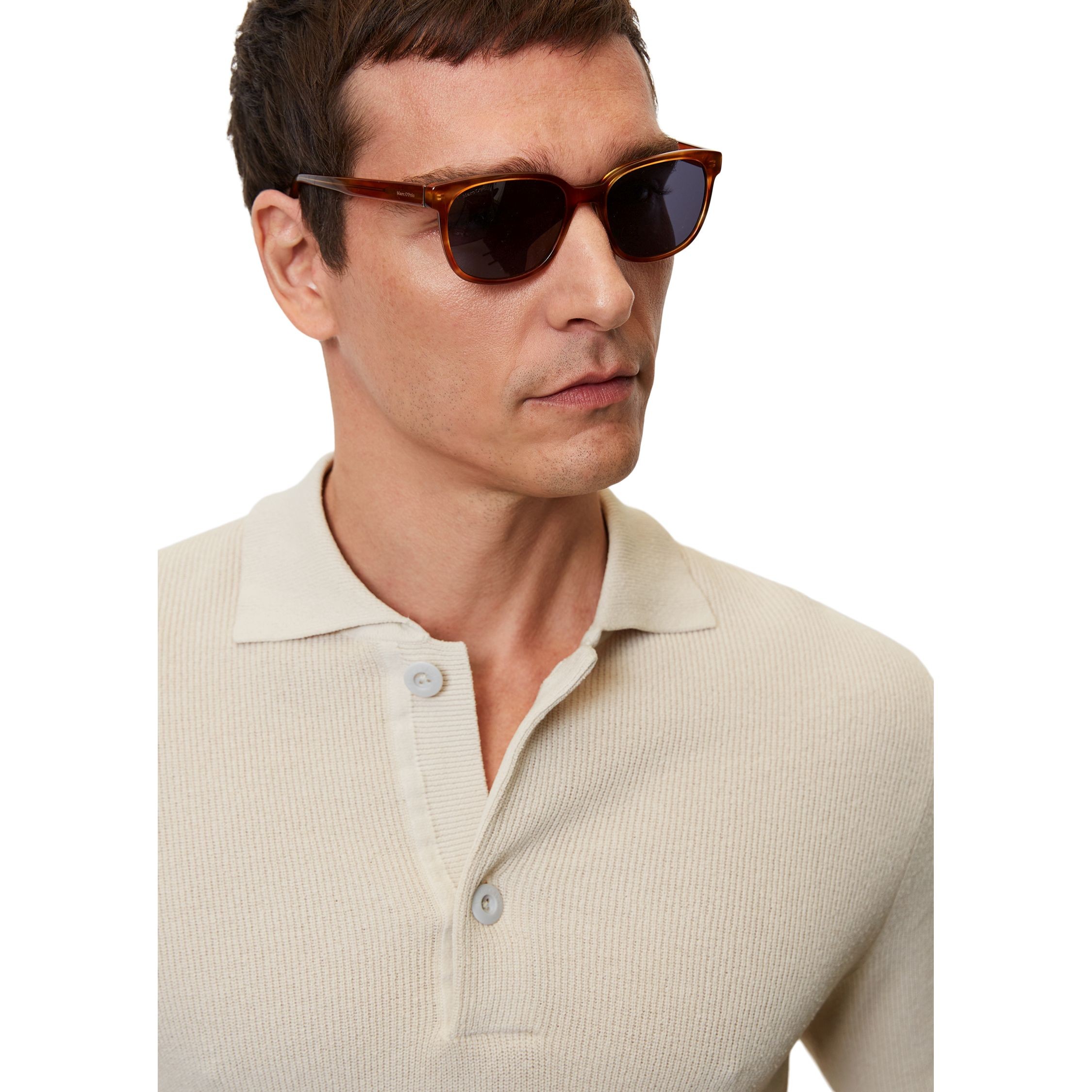 MARC O'POLO Polo marškiniai trumpos rank. vyrams, Pilka 4