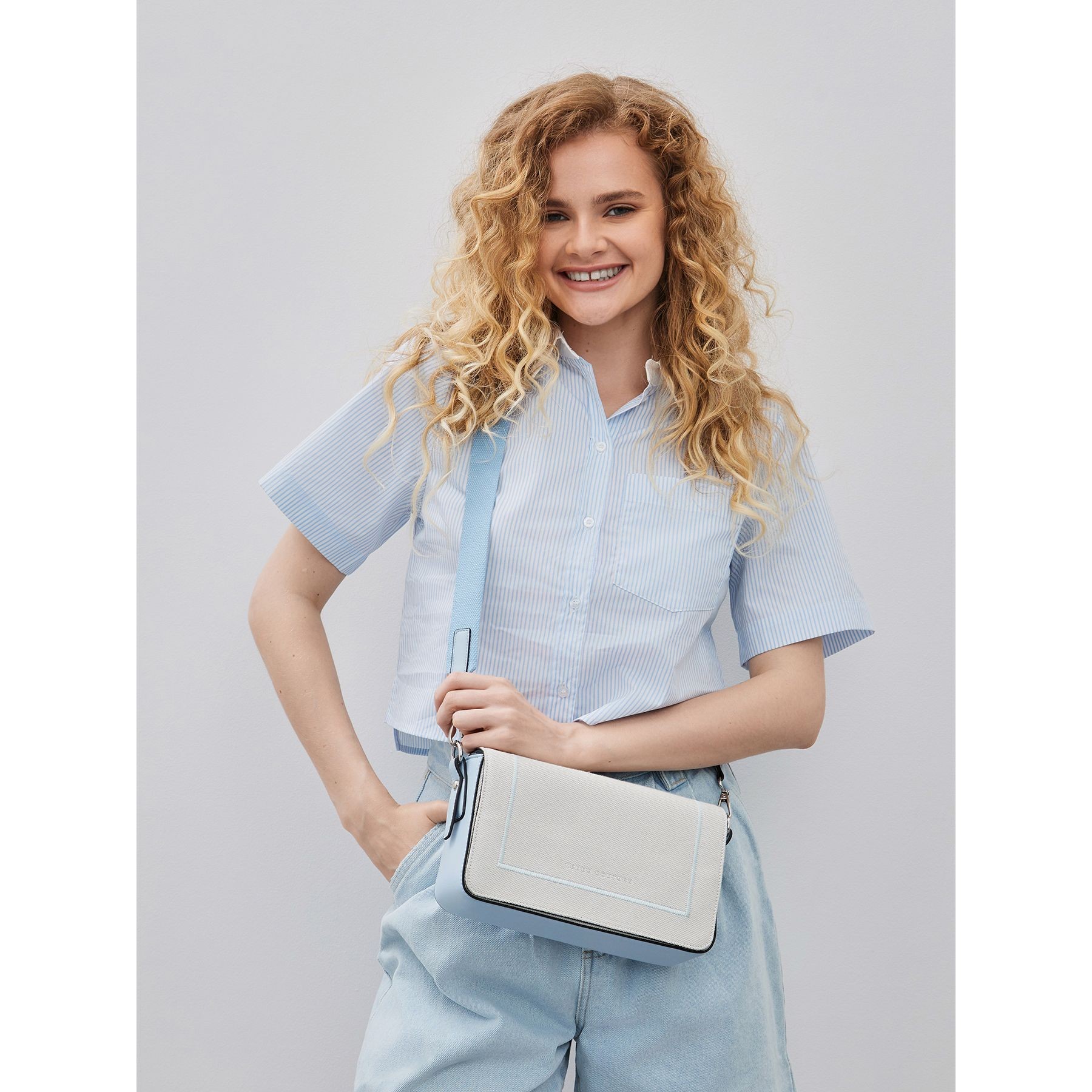 KEDDO Rankinė per petį moterims, Smėlio, Crossbody 5