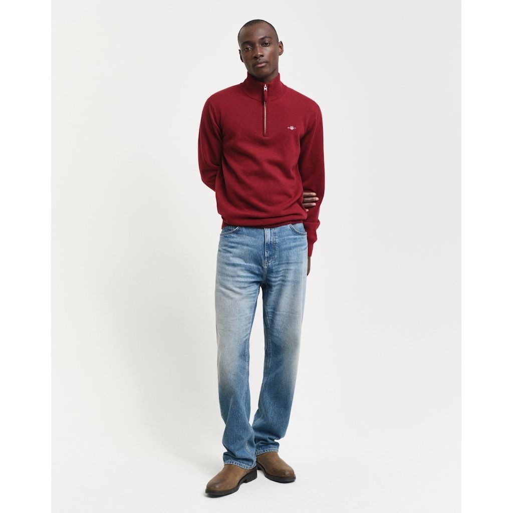 GANT Megztinis vyrams, Raudona, Supefine lambswool sweater 5