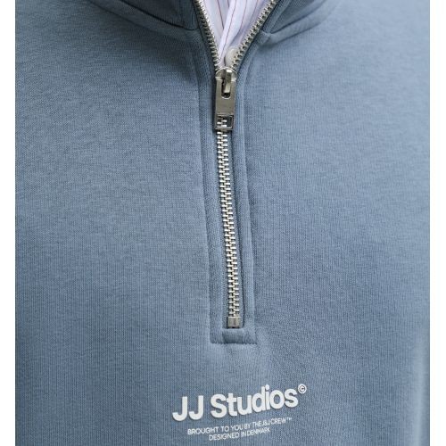 JACK & JONES Megztinis vyrams, Mėlyna, Soho sweat zip 3