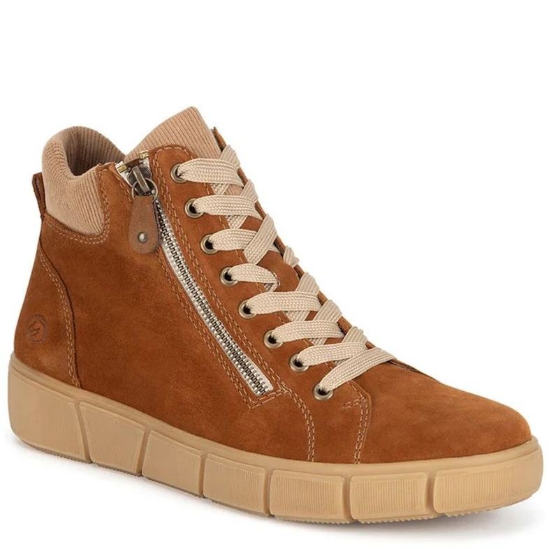 REMONTE Aulinukai moterims, Ruda, Ladies mid height boots 1