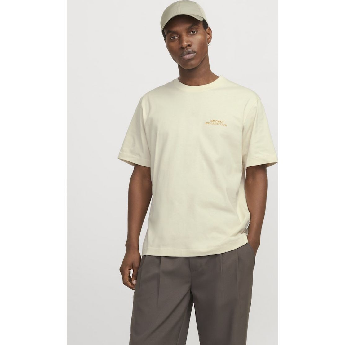 JACK & JONES Marškinėliai vyrams, Geltona, Retiro back tee 8