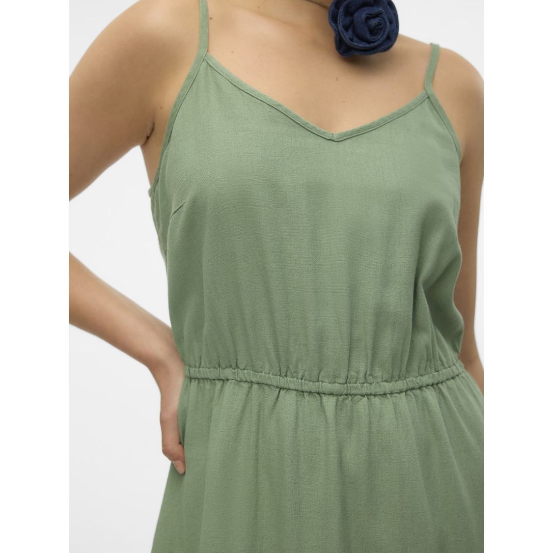 VERO MODA Mini suknelė moterims, Žalia, Vmmymilo mini dress 7