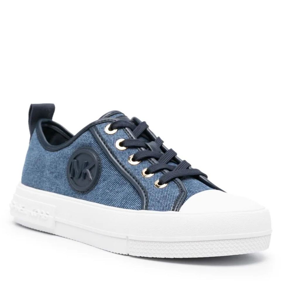 MICHAEL KORS Laisvalaikio bateliai moterims, Mėlyna, Evy lace up 1