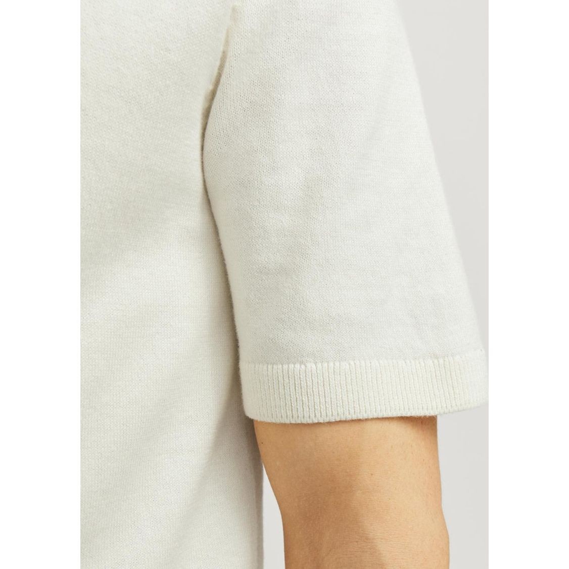 JACK & JONES Megztinis vyrams, Balta, Jjeemil pullover 7