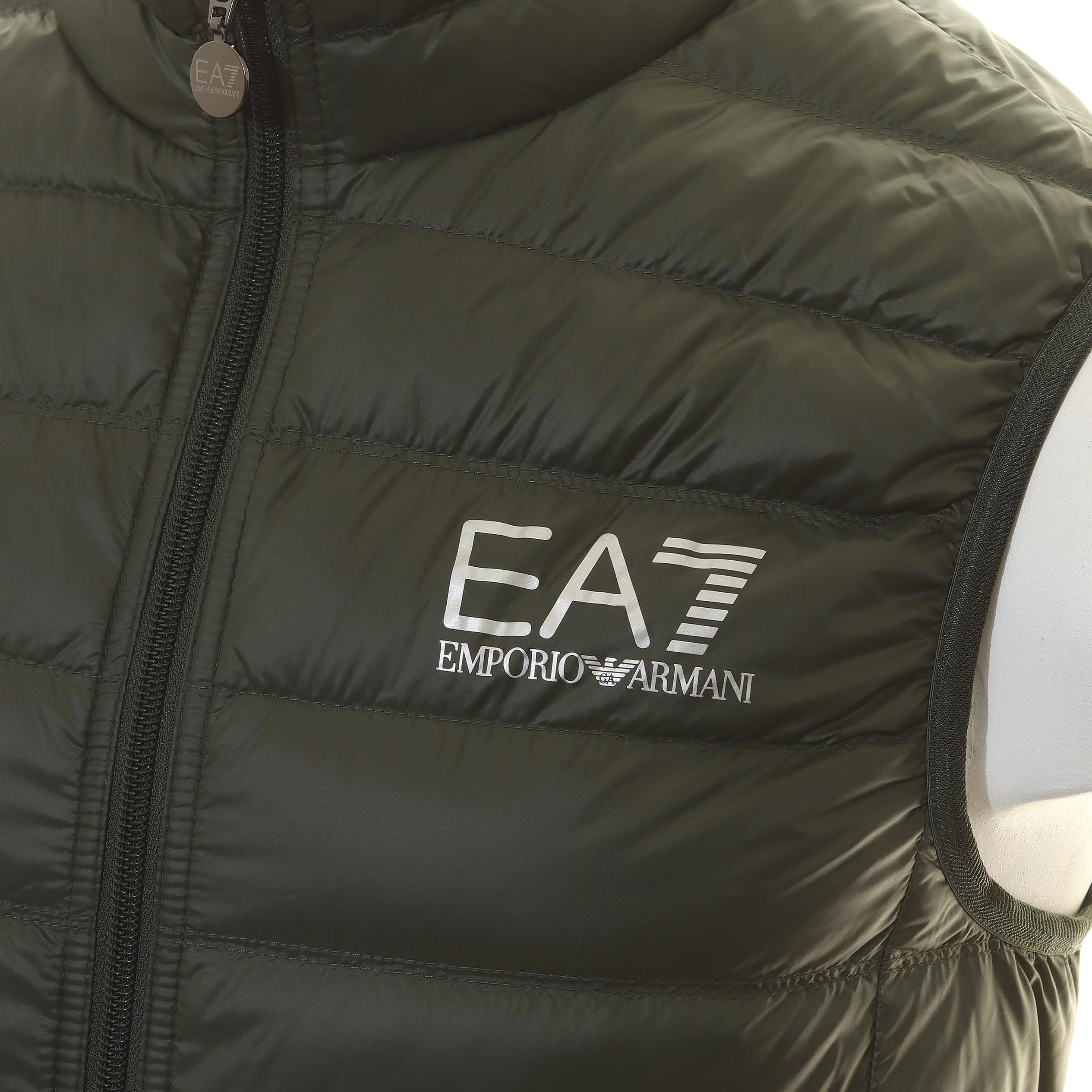 EA7 Pūkinė striukė vyrams, Pilka, Down waistcoat 3