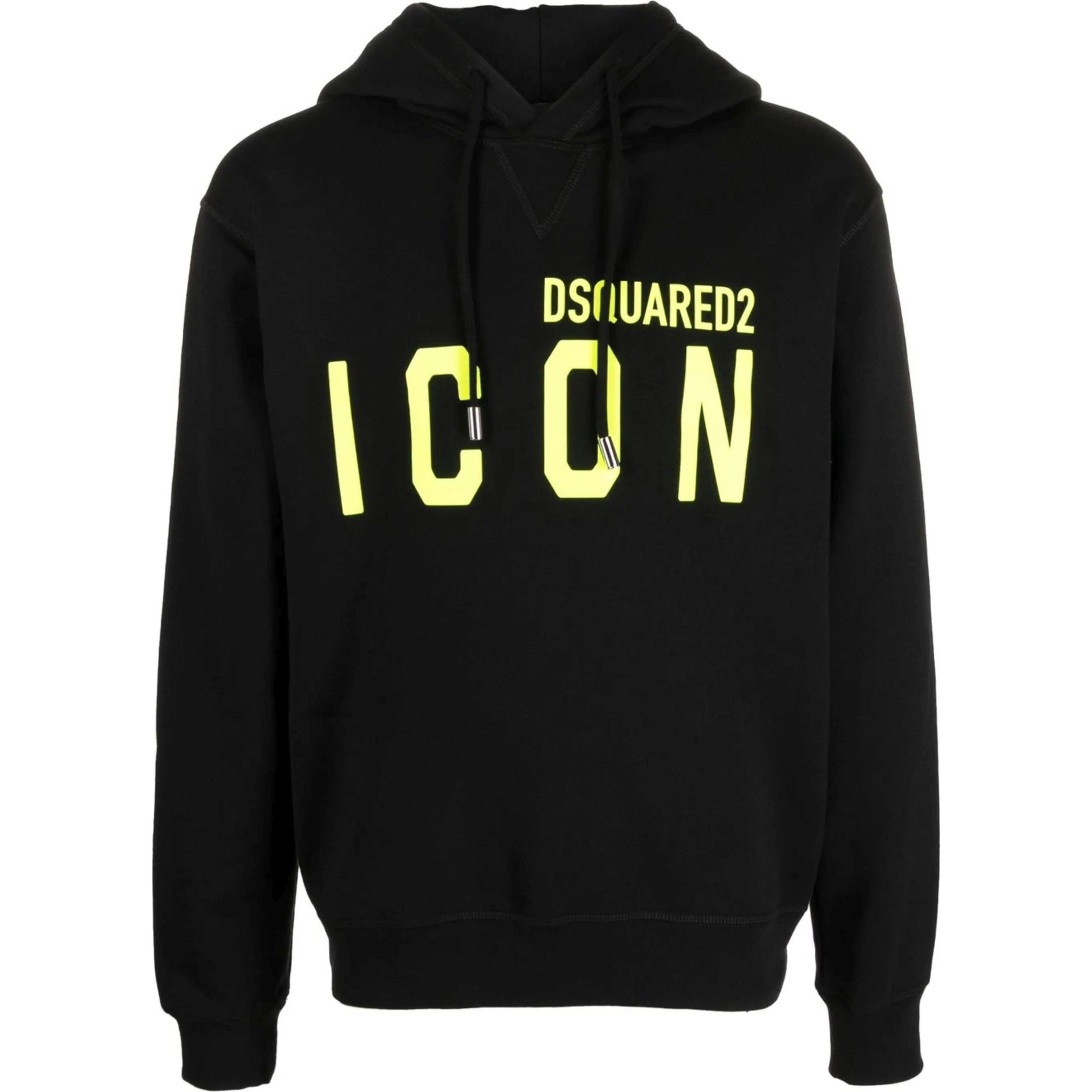 DSQUARED2 Džemperis vyrams, Juoda, Sweatshirt