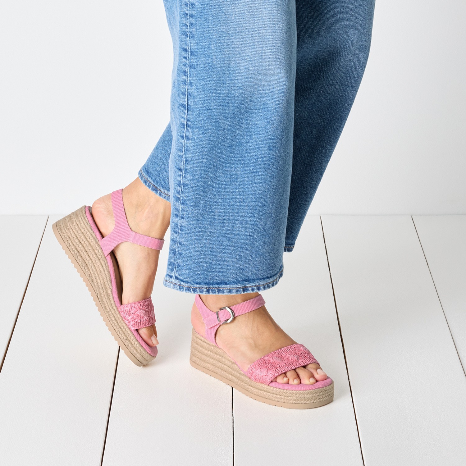 TAMARIS Basutės moterims, Rožinė, Sandals 6