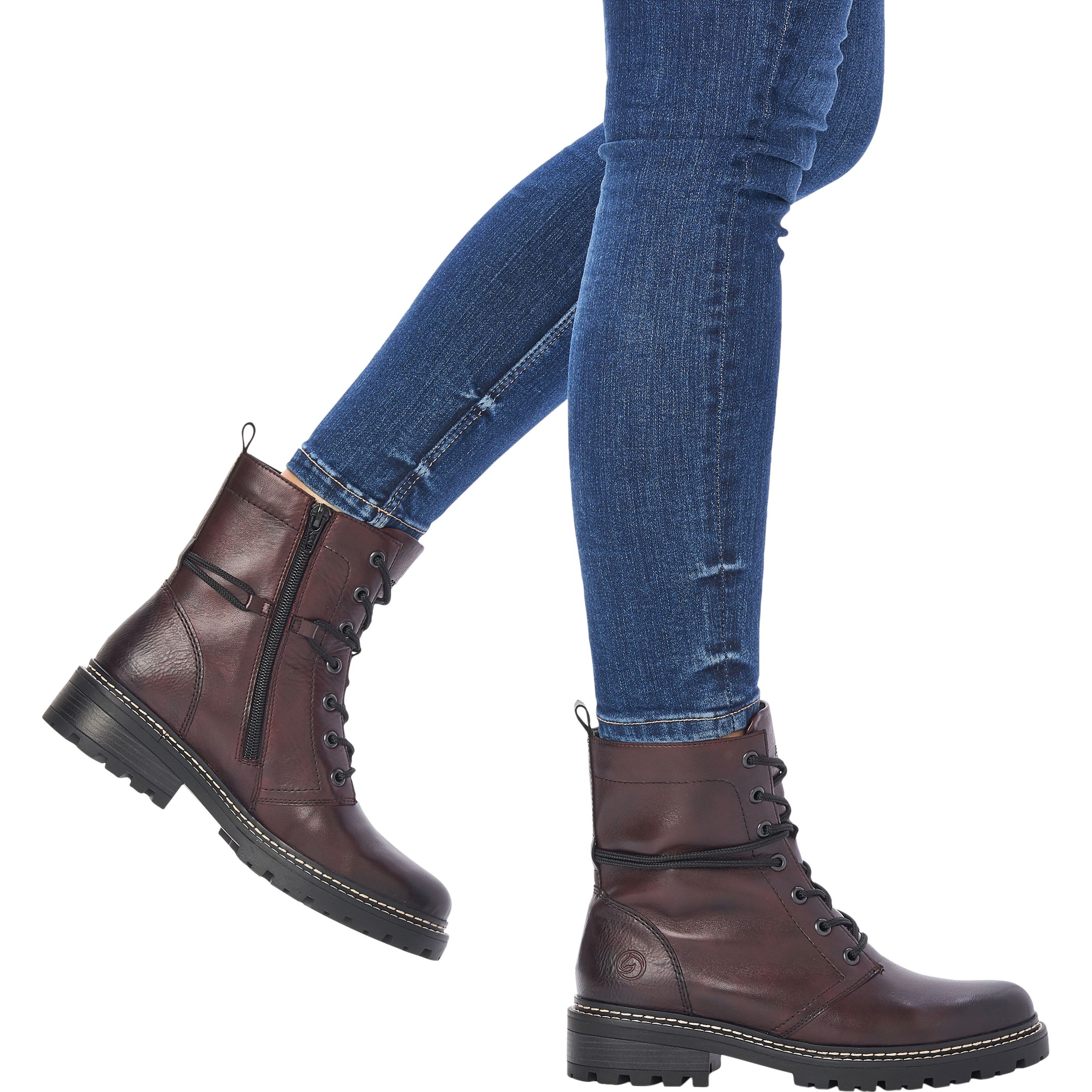 REMONTE Aulinukai moterims, Raudona, Ladies mid height boots 2