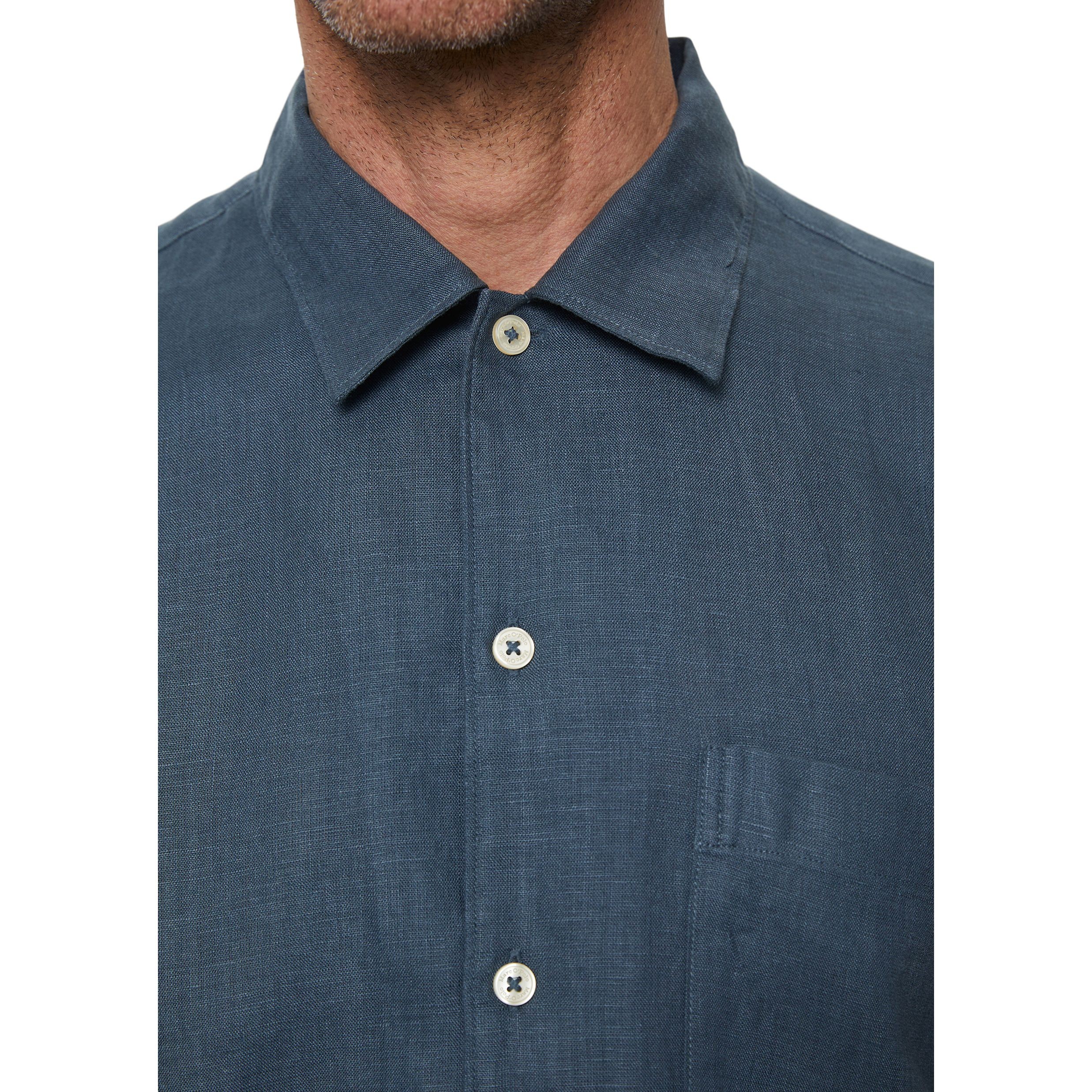 MARC O'POLO Marškiniai trump. rankovėmis vyrams, Mėlyna 4