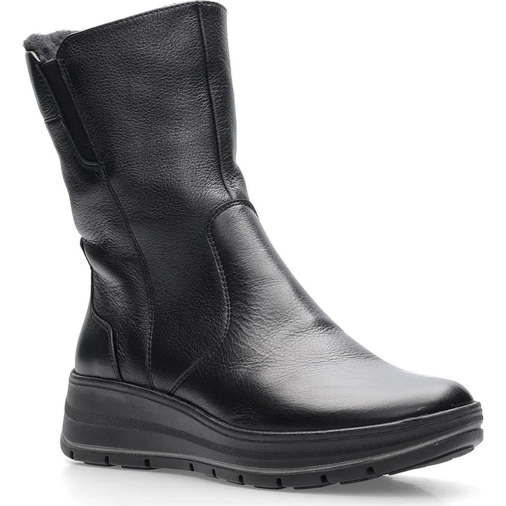 ARA Pašiltinti aulinukai moterims, Juoda, Calais keil booties 1