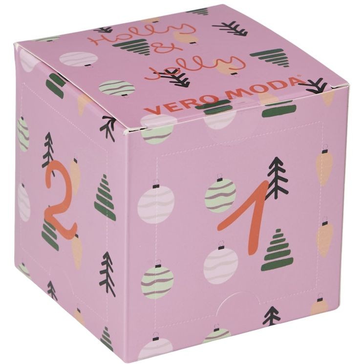 VERO MODA Kojinės moterims, Rožinė, VMELF SOCKS GIFTBOX X 1