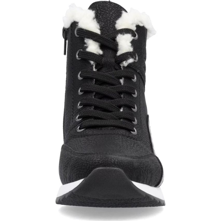 RIEKER Aulinukai moterims, Juoda, Ladies mid height boots 5