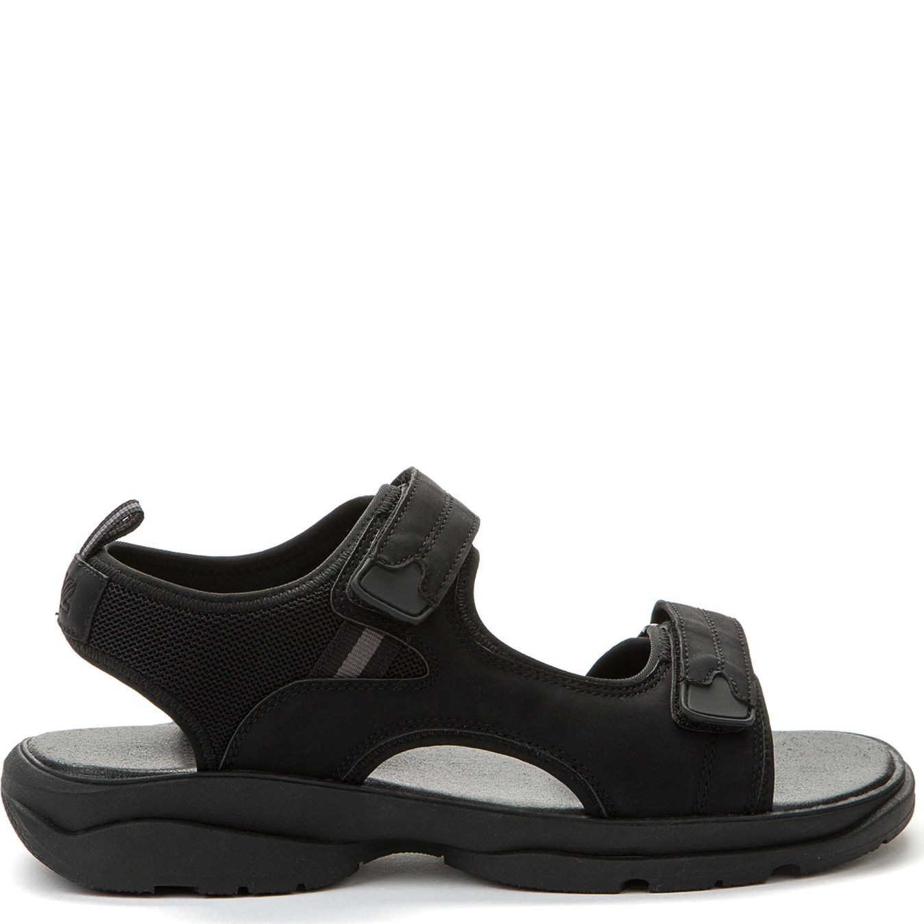 CROSBY Basutės vyrams, Juoda, SANDALS 2
