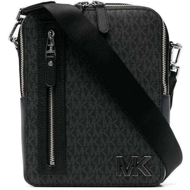 MICHAEL KORS Rankinė, krepšys vyrams, Juoda, Mariner flight bag 1